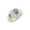 Premiere Series Women's Fashion Ring with Oval Center Stone